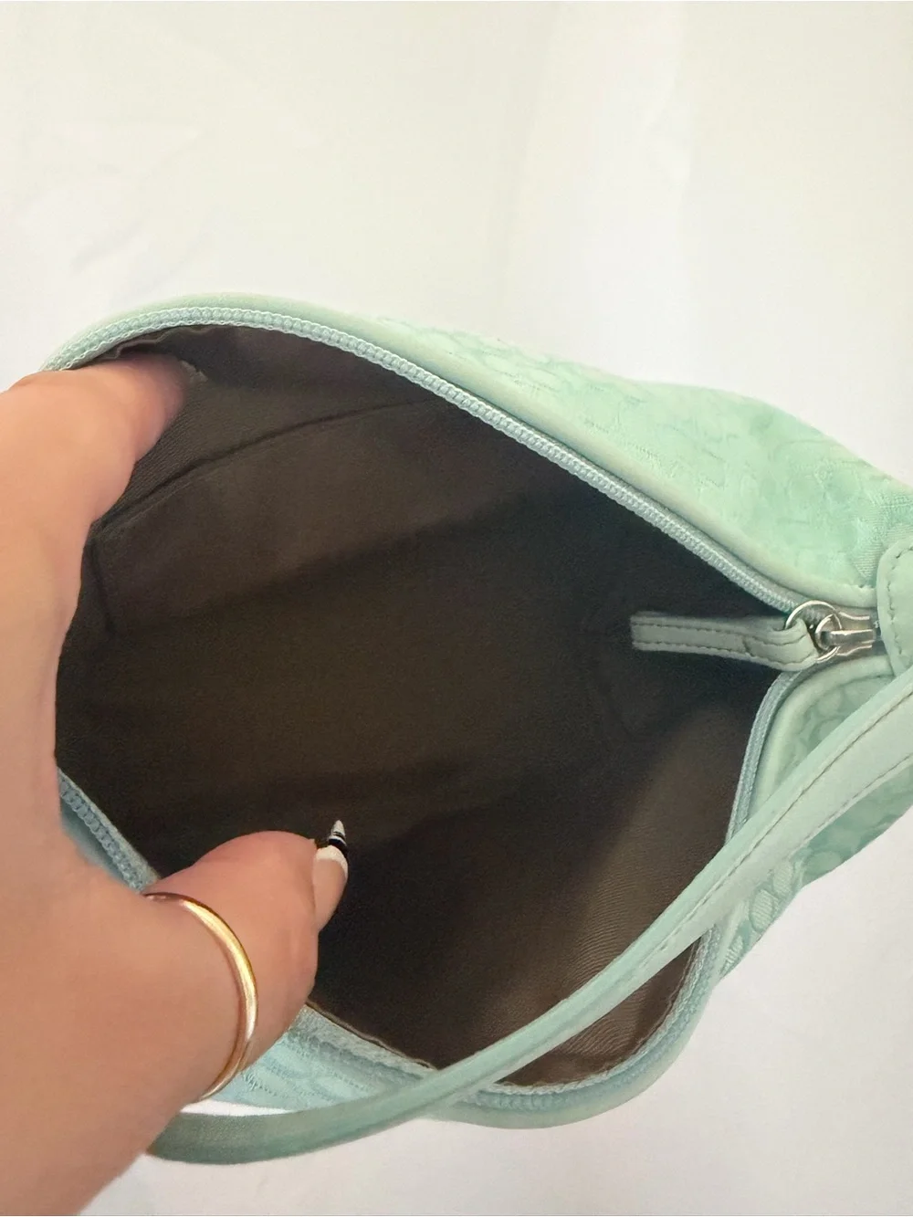 Coach Light Mint Shoulder Bag